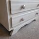Commode Art Déco blanche patinée