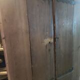 Doors of the old Alsatian wardrobe
