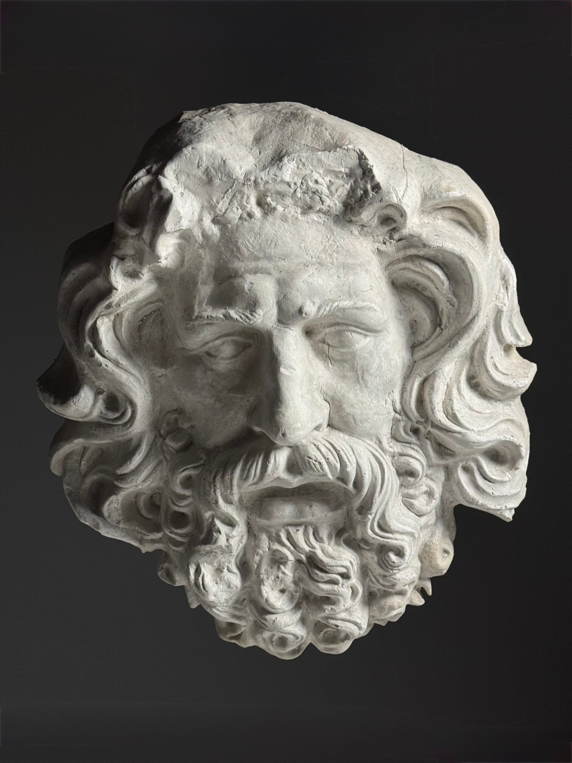 XL oversized head Zeus plaster