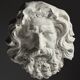 XL oversized head Zeus plaster