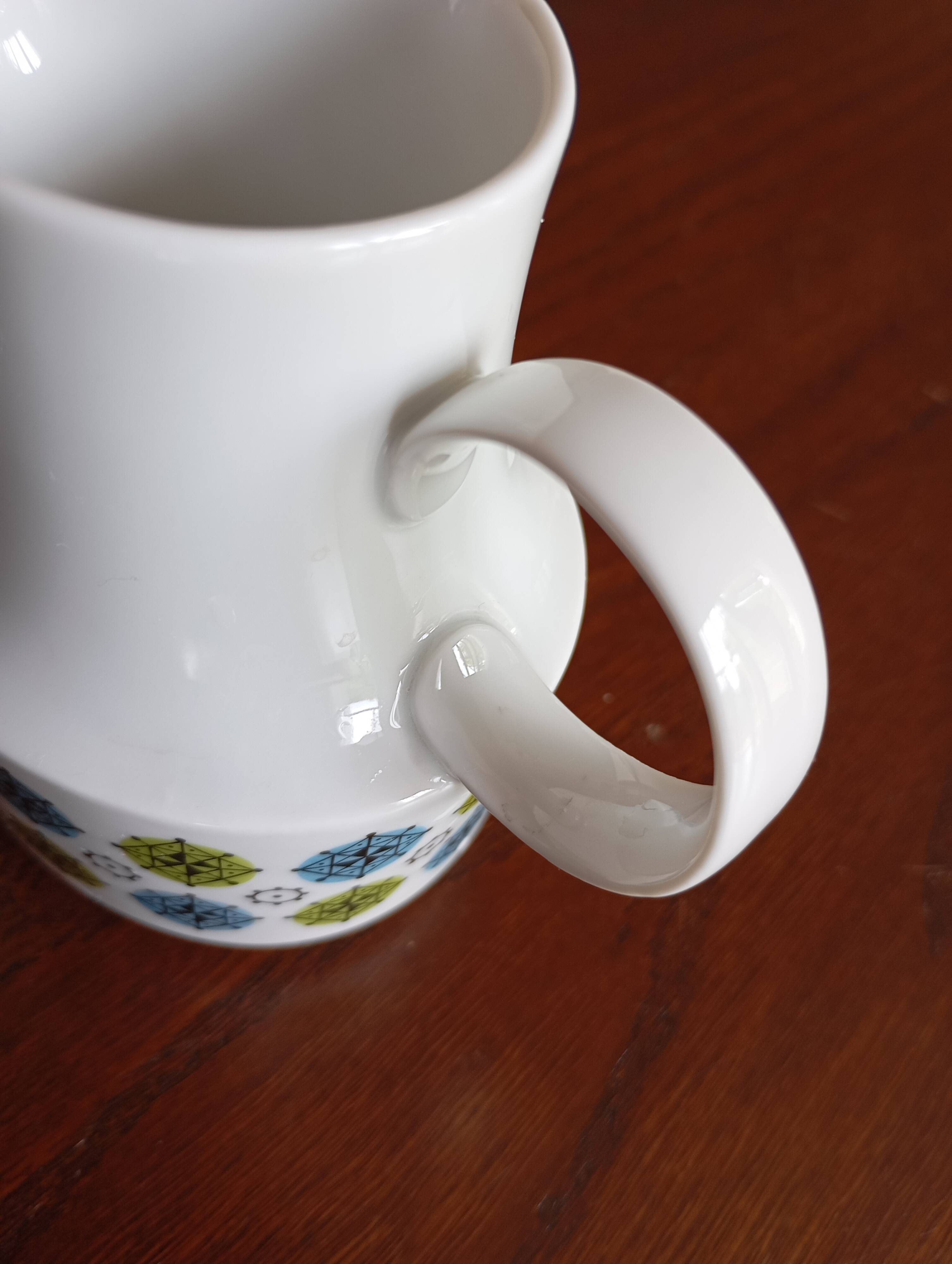 Service 8 cups "Rosette Taïga" Tapio Wirkkala & Ute Schröder for Rosenthal, ca 1970