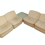 1970s lounge set, 4 chairs and one table