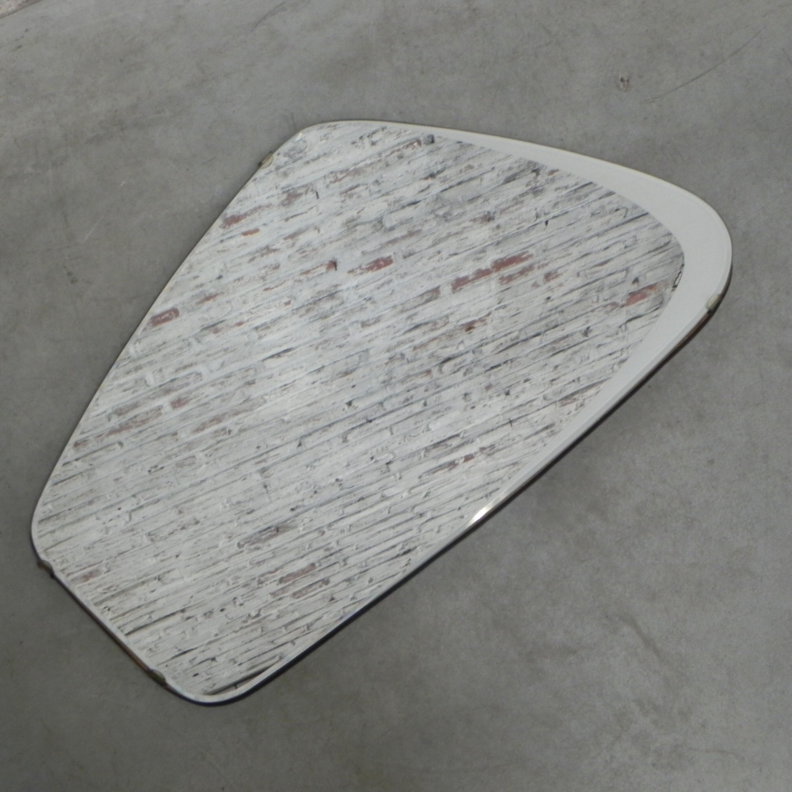 Vintage mirror from barber shop - 92x61cm