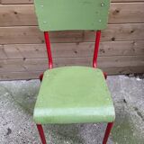 Set of 3 vintage school chairs