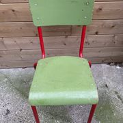 Set of 3 vintage school chairs