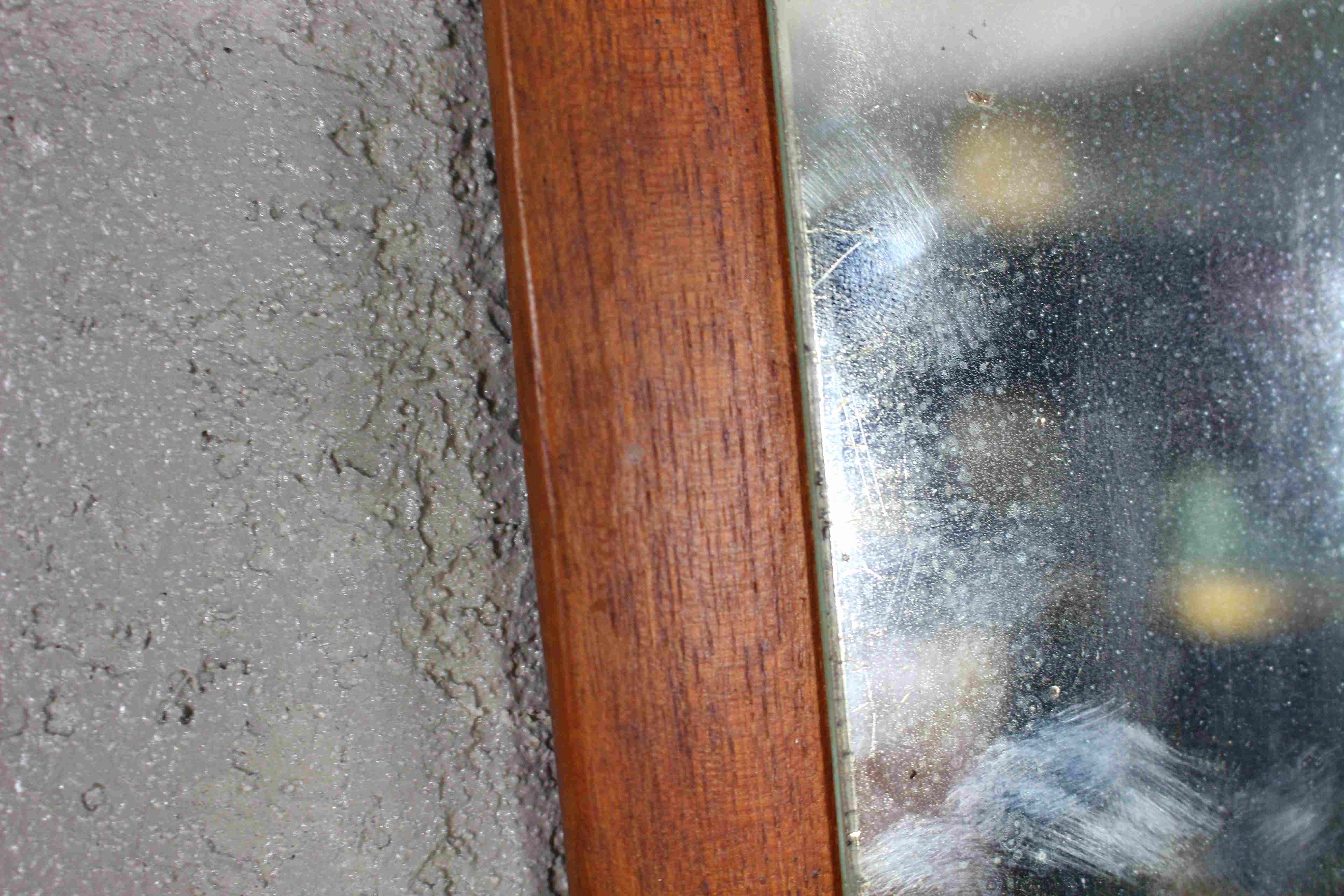 Danish mid century  teak mirror, 1960s