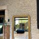 Antique Louis-Philippe mirror 151.5cm/104.5cm gilded with gold leaf