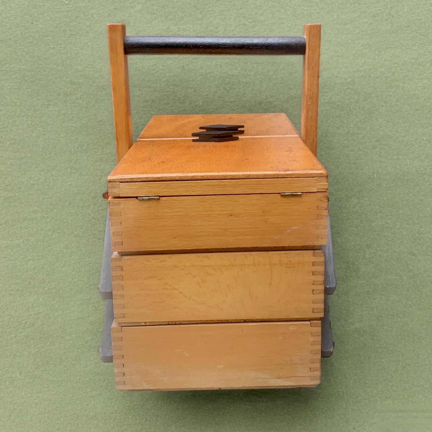Worker - vintage wooden sewing box