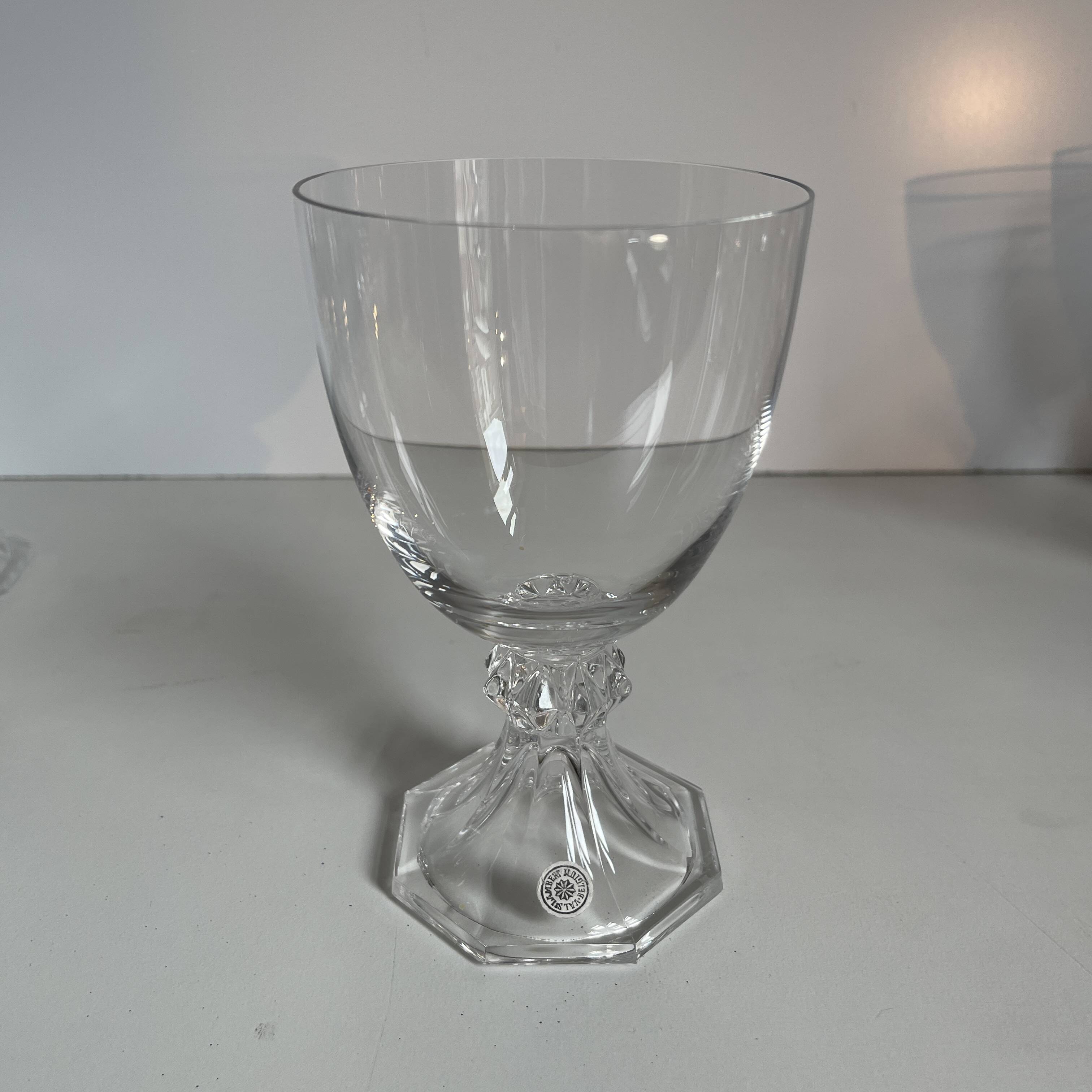 Val Saint Lambert "Yale" crystal service, 1970s