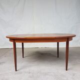 G plan extending oval circular dining table