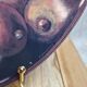 Large Gien plate Cueillette D. Lalande 30 cm – Fruit & violet decoration