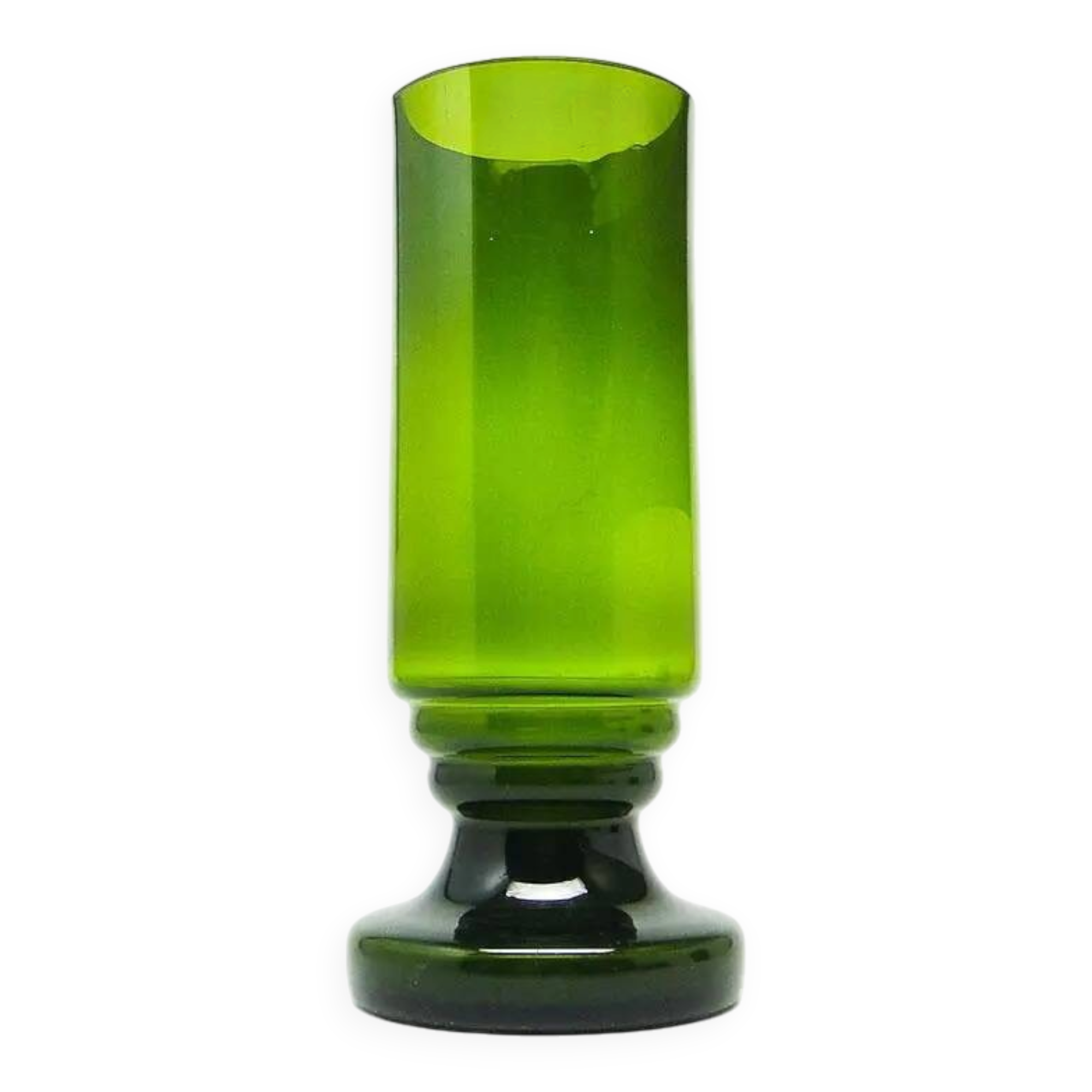 Postmodernist vase, glass, Poland, 1970s