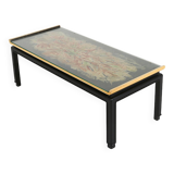 Rare painted coffee table by De Coene Frères, Belgium 1950s