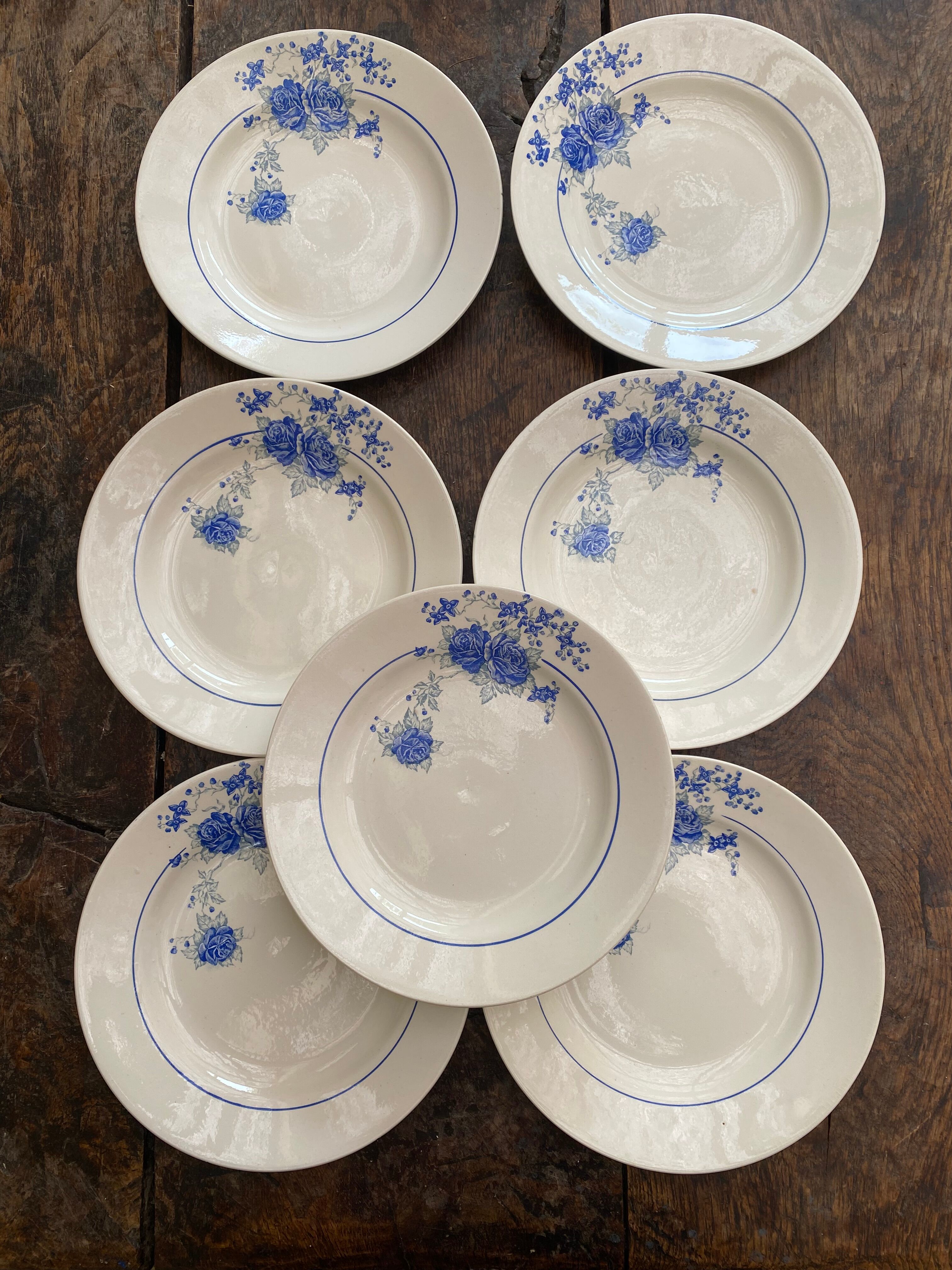Ironstone plates