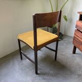 Bureau et sa chaise scandinave palissandre