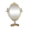 Brass psyche mirror