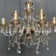 Venetian lustre. Crystal, glass, hand-painted. 12 light points.