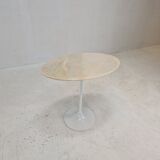 Oval Marble Side Table by Eero Saarinen for Knoll