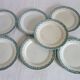 7 old Sarreguemines Orléans dessert plates
