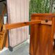 Louis Philippe wardrobe with a solid wood door.