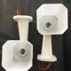 Porcelain and opaline wall lamps 1930