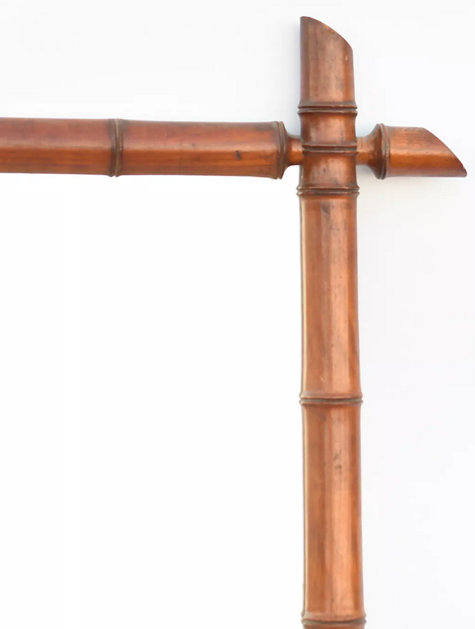 Miroir en bois imitation bambou 91x66 cm