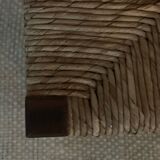 Rustic straw chair