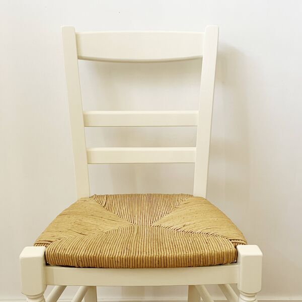 Chaise en paille