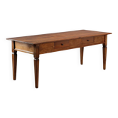Table Directoire ancienne en noyer, Italie, XIXe siècle