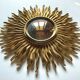 Wizard mirror resine 1970 balthazar dore vintage 51cm