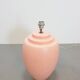 Large Pink Ceramic Table Lamp from Kostka, France, 1970s