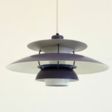 PH5 pendant lamp purple by Poul Henningsen for Louis Poulsen