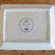 Empty pocket ashtray Christofle porcelain Oceana Blue Aida