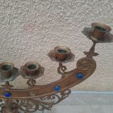 Large bronze candelabrum from the 19th century.