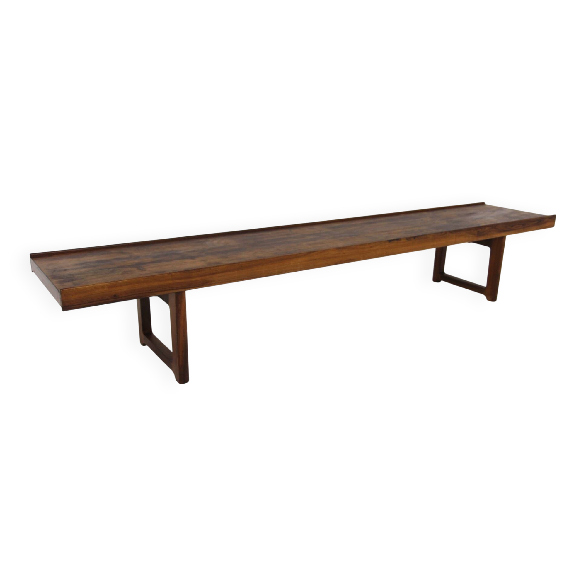 Scandinavian bench "Krobo" in rosewood, Torbjørn Afdal for Bruksbo, Norway.