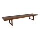 Scandinavian bench "Krobo" in rosewood, Torbjørn Afdal for Bruksbo, Norway.