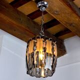 Black Veca chandelier in Murano glass Italy 1970