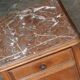Rare chevêt a.arbey (from the old walnut) from the beginning of the century in walnut.