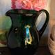 Vintage Empoli blown glass jug