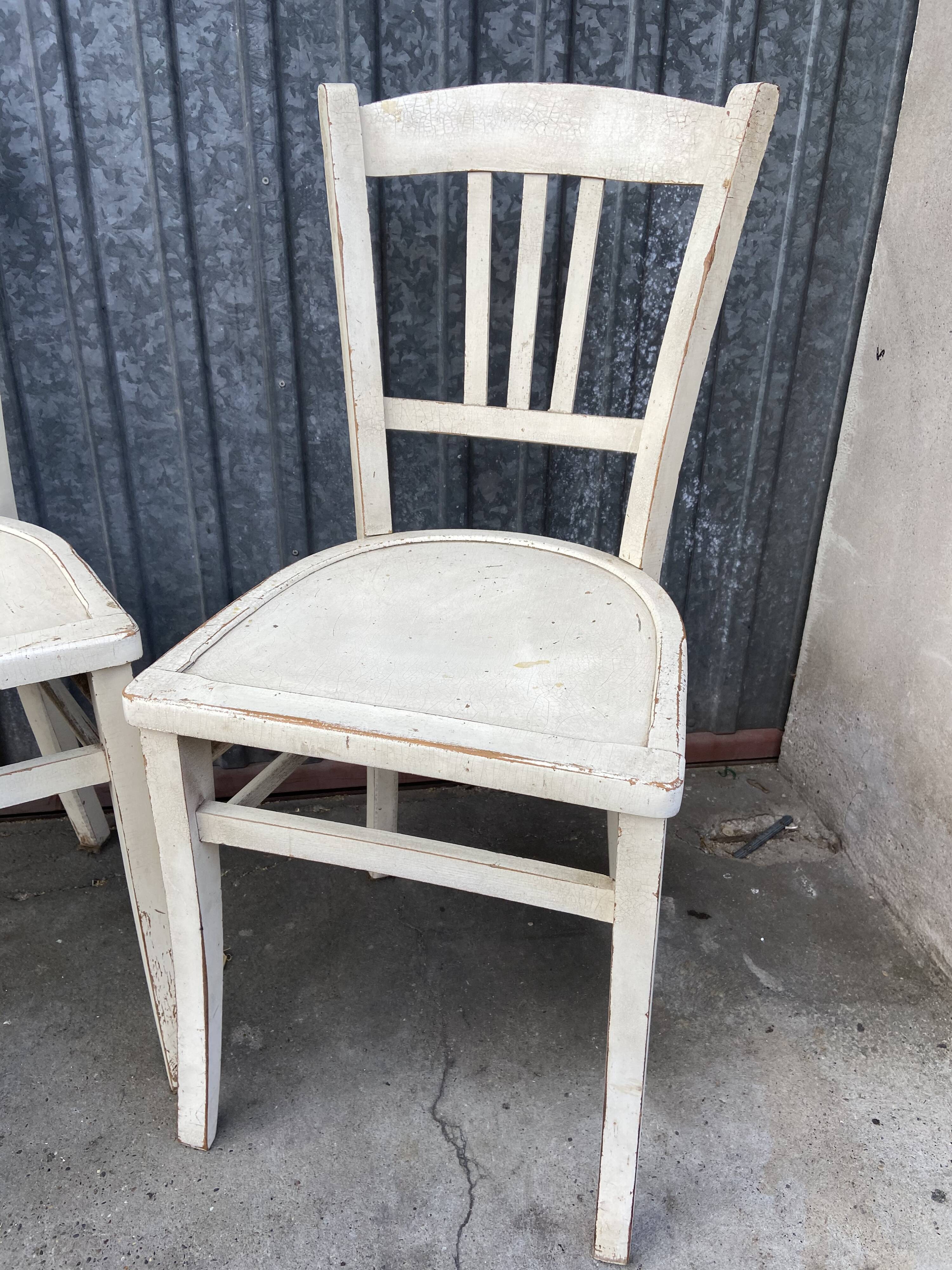 2 vintage bistro chairs