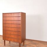 Mid-Century Danish Teak Chest of Drawers, 1960s.