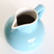 Blue water pitcher, plain, 1960s
