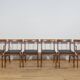 Chaises de salle à manger danoises par Ole Wanscher pour Poul Jeppesens Furniture Factory.