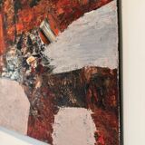 Tableau abstrait années 50