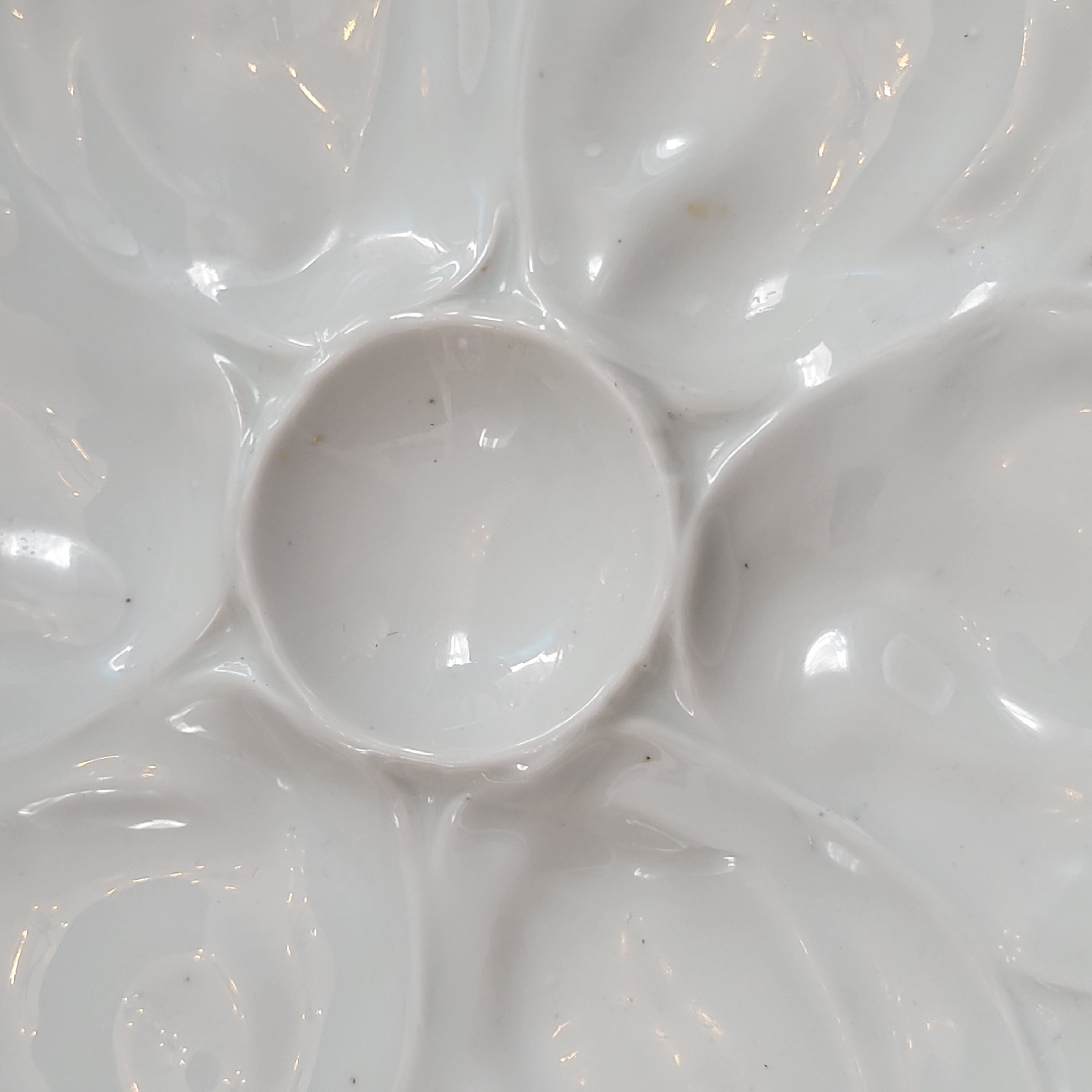 6 oyster plates in Pillivuyt porcelain