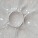 6 oyster plates in Pillivuyt porcelain
