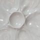 6 oyster plates in Pillivuyt porcelain