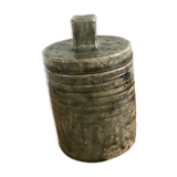 Glazed stoneware tobacco pot
