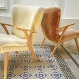 Lot of 2 Wing chairs chair Zig Zag
