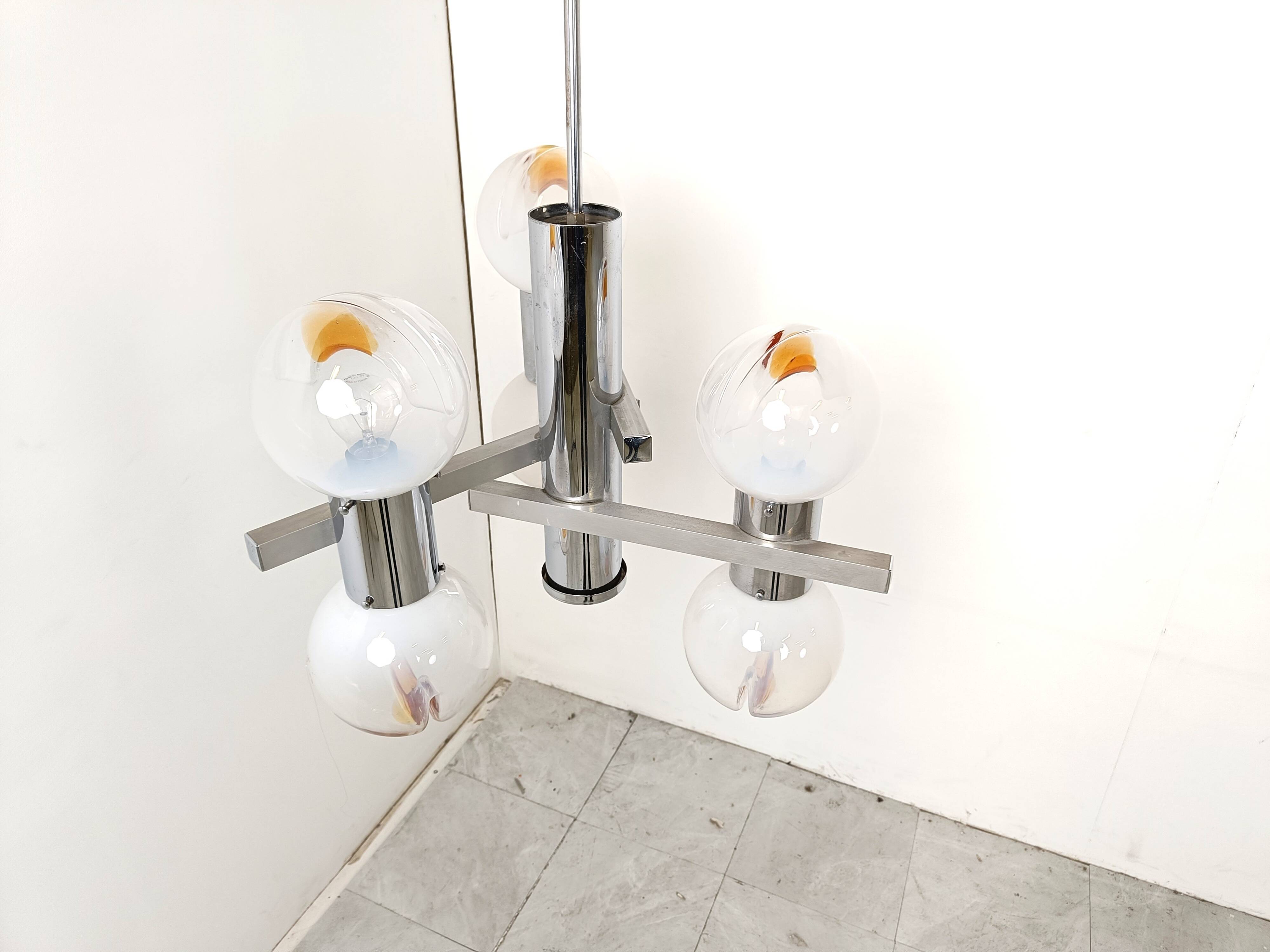 Vintage Mazzega chandelier, 1960s